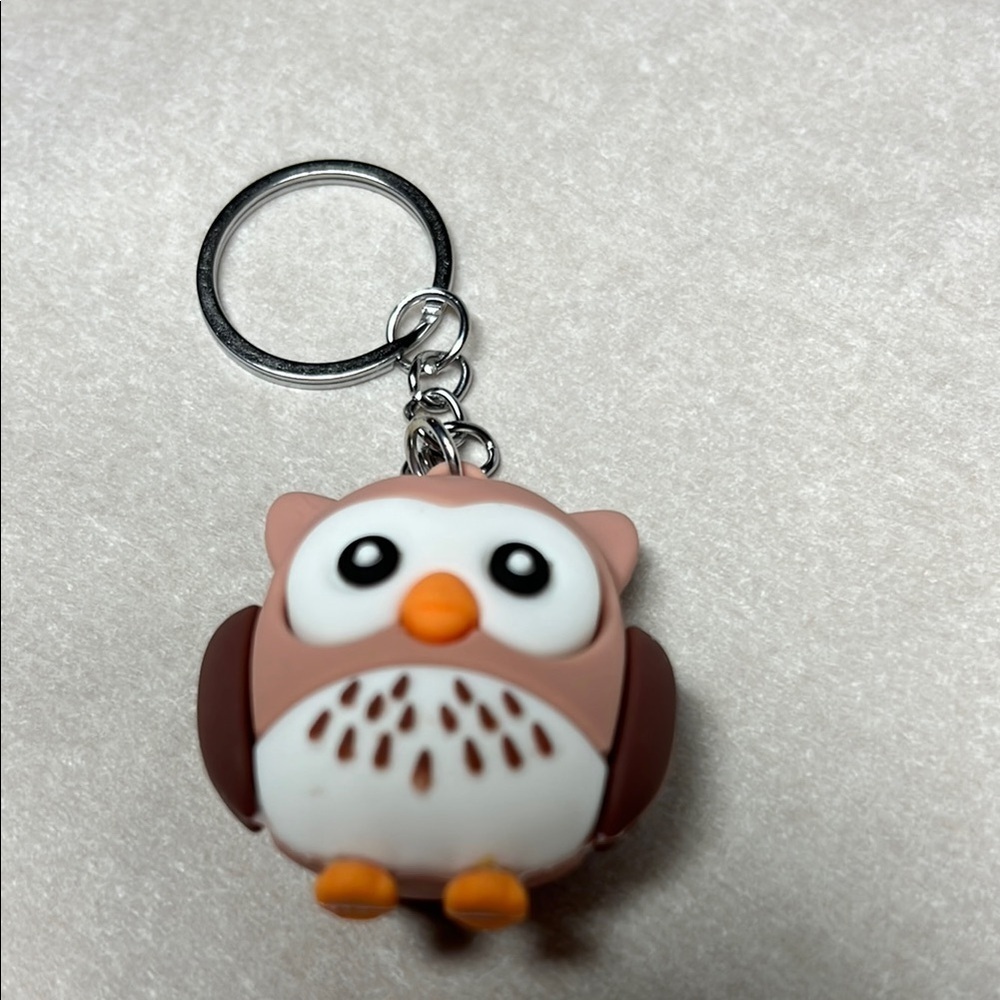Cute Owl Keychain Bag Charm Backpack Accessory